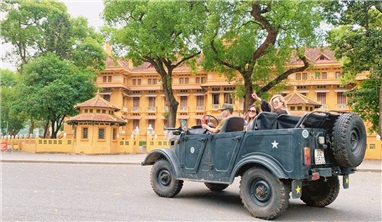 Hanoi Jeep Tours: Food + Culture + Sight + Fun in Vietnam people’s army legend Jeep