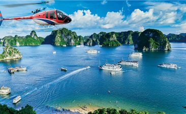 Ha Long Bay Tour 1 Day By Helicopter And Boat